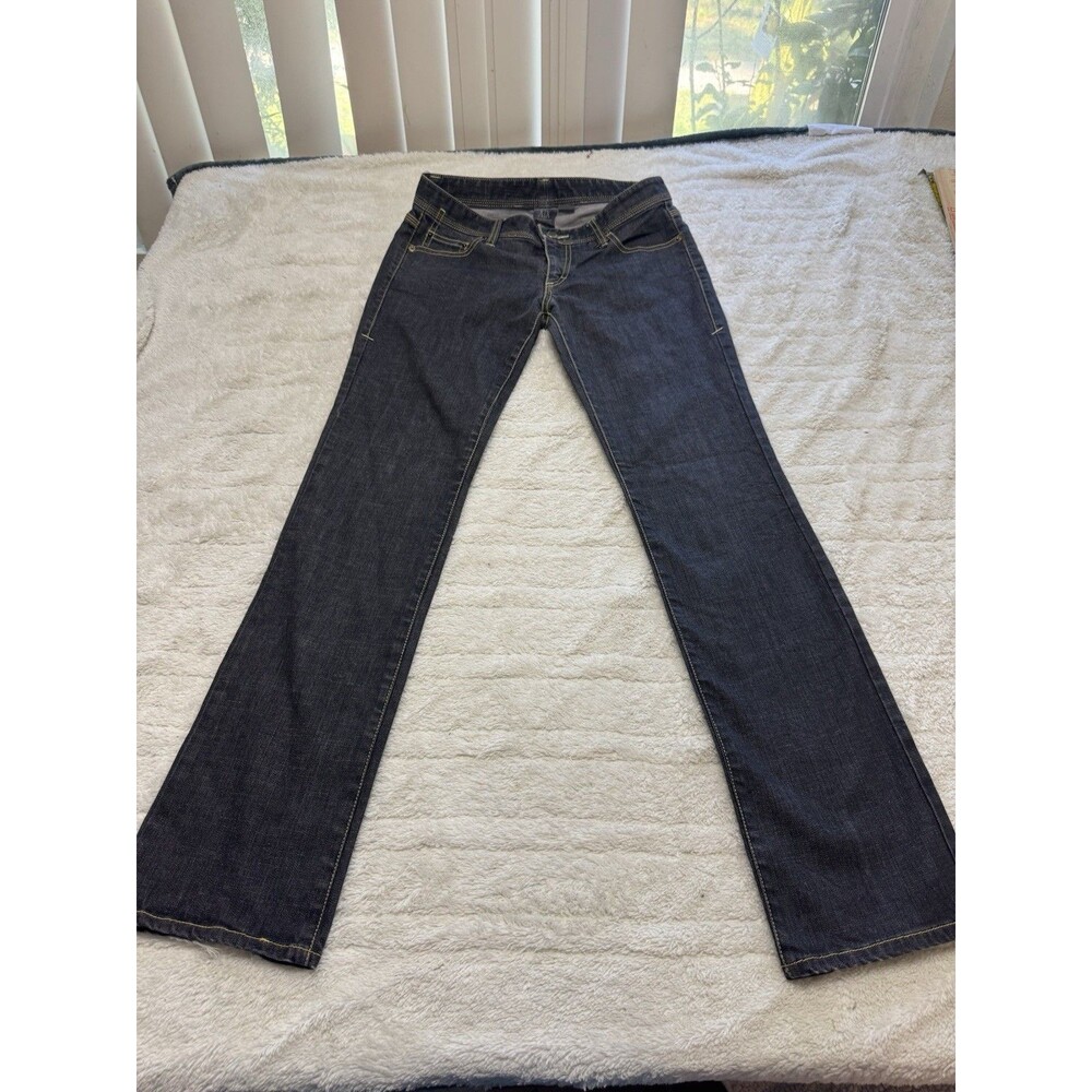 Armani Exchange A|X Women’s Jeans Size 2 Short Dark Wash Bootcut Stretch Denim